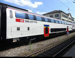 SBB - Doppelstock Personenwagen 1 Kl. A 50 85 16-94 003-0 im Bahnhof Olten am 21.05.2022