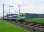 BLS - Regio nach Burgdorf unterwegs bei Lyssach am 18.04.2015