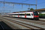 SBB - Steuerwagen ABt 50 85 39-43 874-9 an der Spitze eines Regio nach Turgi im Bahnhof Rupperswil am 23.07.2026