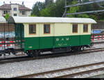 MBC ( BAM ) - Gepäckwagen G 109 im Bahnhofsareal von Morges am 06.05.2022