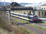 SBB - Res. Steuerwagen Bt 50 85 29-35 953-3 abgestellt im Depotareal in Biel am 28.03.2017