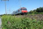 EW 4 Steuerwagen mit IR 767 Basel SBB-Chur am 25.07.2007 kurz vor Ziegelbrcke