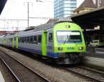 bls - 2 Kl. Steuerwagen 50 63 28-34 997-8 bei der einfahrt in den Bahnhof von Neuchatel am 09.09.2007