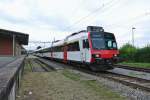 ABt 50 85 39-43 855-8 mit einem 4-teiligen Domino als Ersatz fr einen RABe 520 als S 28 6940 in Klliken, 11.09.2013.