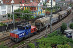 Güterzug mit der Eem 923 005-3 in Olten am 29.