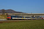 BDt 50 85 82-33 983-6 fährt Richtung Bahnhof Sissach.