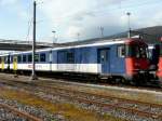 SBB - Ausrangierter Steuerwagen BDt 50 85 82-33 968-7 abgestellt in Cornaux am 11.03.2012 ..