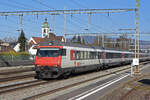 IC Steuerwagen Bt 50 85 28-94 957-3 durchfährt den Bahnhof Rupperswil.