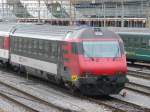 SBB - Steuerwagen Bt 50 85 28-94 904-5 abgestellt im Bahnhofsareal von Bern am 09.11.2009