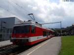 BDeh 3/6 25 am 25.7.2010 in Heiden, der Endstation der RHB (nicht zu verwechseln mit der RhB). Die Rorschach-Heiden-Bergbahn ist die einzige Normalspurige Bahn der Appenzeller Bahnen.