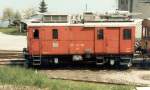 Zahnrad E - Lok  DZeh 2/4  21 im Bahnhofsareal von Heiden im Aug. 1985