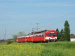 Alle, 25. Mai 2017 : RBDe 566 221 mit dem Regio 26430 nach Bonfol.