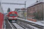 In Alle kreuzt unser Zug nach Bonfol den Gengenzug nach Porrentury, was einige Zeit in Anspruch nimmt, da der Bahnhof von Alle über Handweichen verfügt.
11. Jan. 2019