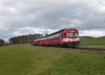 Am 10.02.2016 verkehrt der RBDe 94 85 7 566 222-6 und der Bt 50 85 80-35 922-4 der CJ von Bonfol nach Porrentruy.