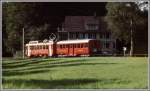 ABDeh 2/4 23 mit einem B ex. Wohlen-Meisterschwanden kurz vor Heiden. Der B befindet sich heute beim Club San Gottardo in Mendrisio und zwar immer noch mit der RHB-Anschrift. (Archiv 08/78)