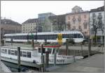 GTW RABe 526 verl�sst Rorschach Hafen Richtung Romanshorn.
