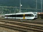 Stadler GTW THURBO RABe 526,hier bei Test-und Instruktionsfahrten in Sargans am 26.07.05