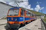 Ferrovia Monte Generoso Bergstation, Bhe 4/8, Nr. 13  Salorino , 25.Juni 2021, Tessin, Schweiz.