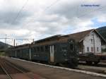 OeBB BDe 4/4 641 und 651 im Bahnhof Balsthal Abgestellt am 2. Sept. 07