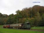 Extrazug mit der Ce 2/2 102 in der usseren Klus auf dem Weg nach Oensingen am 21. Okt. 07