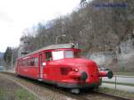 RBe 2/4 202 hat soeben den Bahnhof Maiacker verlassen und befindet sich auf dem Weg nach Oensingen am 5.April.08