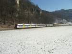 OeBB - Regio unterwegs zwischen Klus und Oensingen am 21.02.2009