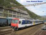 OeBB RBDe 207 mit dem Pendel einfahrt in den Bahnhof Klus am 18.04.09