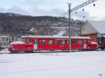 OeBB - RBe 2/4 202 im Bahnhofsareal in Balsthal am 30.01.2010  