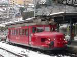 OeBB - Triebwagen RBe 2/4 202 auf Extrafahrt in Montreux am 03.12.2010