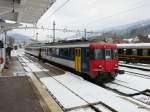 OeBB - Regio nach Oensingen mit RBe 4/4 im Bahnhof Balsthal m 24.02.2013