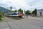 Die kleine OeBB verbindet Balsthal mit Oensingen.