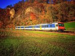 RBDe 560 der OeBB als Regio nach Oensingen, am 1.11.15 kurz nach Klus.