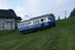 BDhe 2/4 7 fhrt am 12.8.09 von Rigi Staffel talwrts.