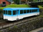 2 Kl Steuerwagen Bt 25 der Rigi Bahnen ( ARB ) im Bahnhofsgelnder der Rigibahn in Goldau am 08.09.2006