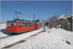 Der RB BDhe 2/4 N° 4 (1953 SLM/BBC) erreicht mit seinem Vorstellwagen in Kürze Rigi Staffel.
24. Feb. 2018