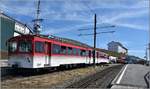 BDhe 4/4 22+Bt VRB und Bhe 2/4 2 VRB und Bhe 2/4 13 und Bt 23 ARB in Rigi Kulm.