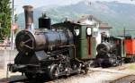 Die beiden Lok's 16 + 17 H2/3 der Rigi Bahn, sind zur Besichtigung freigegeben. Am 23.05.2009 in Arth Goldau.