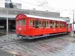 RB / VRB - Wagen Nr.1 auf der Drehscheibe in Vitznau am 13.07.2016