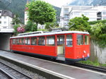 RB / VRB - Triebwagen Beh 2/4  2 im Bahnhof in Vitznau am 13.07.2016