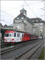 BDeh 4/4 Triebzug der AB im Nebenbahnhof St.Gallen.