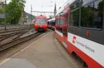 Einfahrt der S 11 der AB am 12.05.2010 in den Bahnhof St.