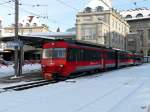 AB - Bahnhof St.Gallen mit einem Regio nach Appenzell am 27.12.2010