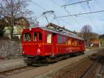 AB - Oldtimer Triebwagen BCe 4/4 30 in Gonten am 01.12.2011