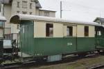 Gepckwagen D 165 im Bahnhof Gais am 08.05.2006