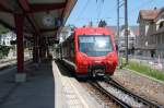 Zug der S11 nach St.Gallen im Bahnhof Gais/AR 16.07.13