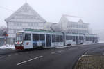 Appenzellerbahn  AB/TB: Be 4/8 34 als S 21 im Dezembernebel nach St.