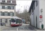Be 4/8 35 fhrt am Breltor vorbei Richtung Bohl in der Innenstadt von St.Gallen.