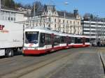 AB - Triebzug Be 4/8 32 unterwegs in St.Gallen am 01.03.2012