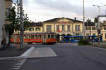 ASm/BSU/SBB: Am Morgen des 22. Juni 2007 um 06:10h war die Welt noch in Ordnung, als sich ASm und BSU in Solothurn-HB vor dem Bahnhofsgebäude der SBB trafen.
Foto: Walter Ruetsch