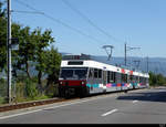 asm Seeland - Be 2/2 510 + Be 2/6 509 als Regio nach Ins unterwegs in Gerolfingen am 23008.2020